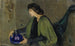 Vrouw en Pauw - Alice Pike Barney — weergave van het kunstwerk