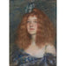 Vrouw met rood haar - Alice Pike Barney — weergave van het kunstwerk