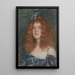 Vrouw met rood haar - Alice Pike Barney — ingelijst kunstwerk aan de muur