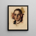 Jonge man - Alice Pike Barney — ingelijst kunstwerk aan de muur