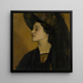 Alla Nazimova - Edward Emerson Simmons — ingelijst kunstwerk aan de muur