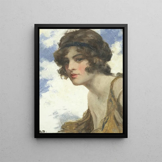 Allan Douglas Davidson - Portrait of a girl.webp