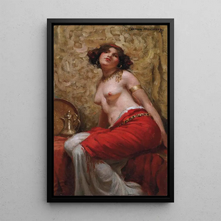 Allan Douglas Davidson - Seated odalisque.webp