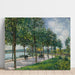 Reproductie van het schilderij Allée de châtaigniers - Alfred Sisley