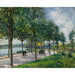 Reproductie van het schilderij Allée de châtaigniers - Alfred Sisley