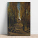 Reproduction of the painting Allée de peupliers en automne - Vincent van Gogh
