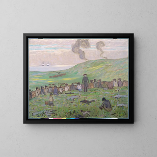 Bunker Hill - Allen Tucker — ingelijst kunstwerk aan de muur