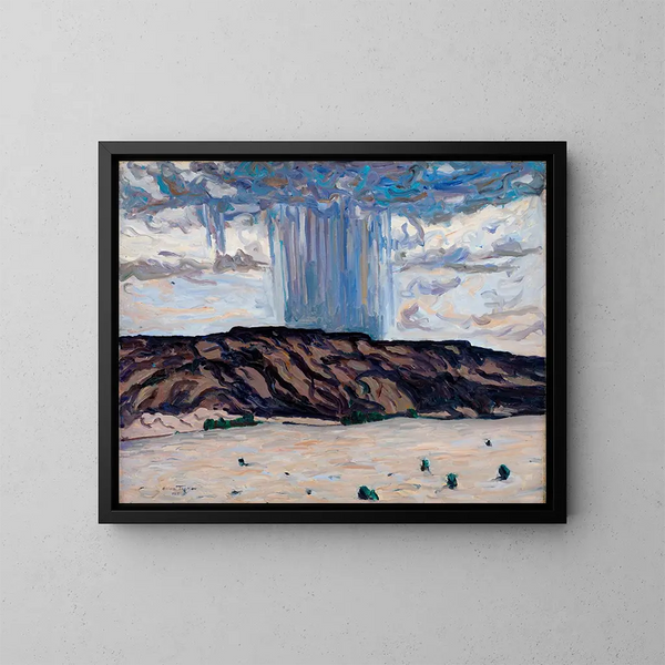 Averse op Black Mesa, New Mexico - Allen Tucker — ingelijst kunstwerk aan de muur