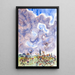 Reproduction of the painting Watercolor No. 31 Landscape with Clouds - Allen Tucker