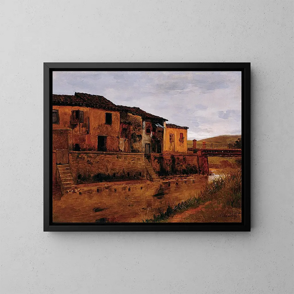 Pont de Tabatinguera - Almeida Júnior — ingelijst kunstwerk aan de muur