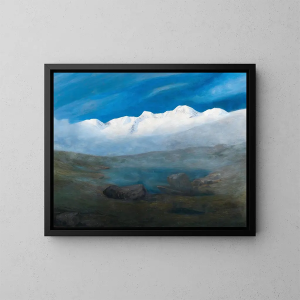 Na vele uren - Alois Hans Hübner — ingelijst kunstwerk aan de muur