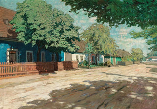 Alois Kalvoda - A Village Road in Southern Morava.webp