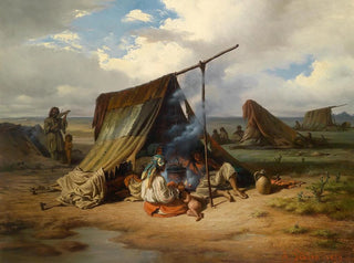 Gitanenschilderij in rust - Alois Schönn — weergave van het kunstwerk