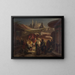 Bazar turc - Alois Schönn — ingelijst kunstwerk aan de muur