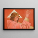 van Christus met doornenkroon zegenend - Aloys Wach — ingelijst kunstwerk aan de muur