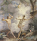 Alpheus die Arethusa vervolgt, gered door Diana - Arnout Rentinck — weergave van het kunstwerk