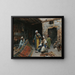De tapijthandelaar - Alphons Leopold Mielich — ingelijst kunstwerk aan de muur