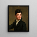 Zelfportret - Alphonse-Henri Perin — ingelijst kunstwerk aan de muur