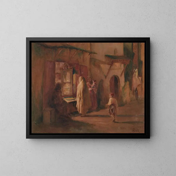 La Casbah - Alphonse Birck — ingelijst kunstwerk aan de muur
