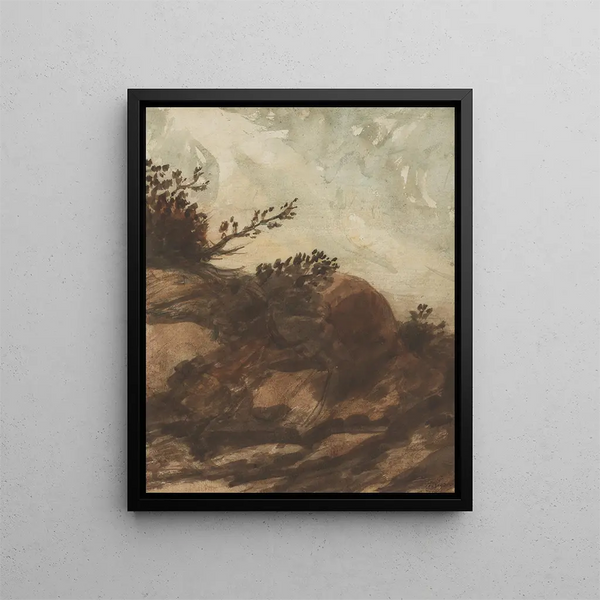 Alphonse Legros - Sunset Over the Hill.webp