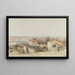 Champigny Studie voor het panorama van de slag bij Champigny - Alphonse Marie de Neuville — ingelijst kunstwerk aan de muur
