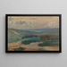 Een vijver in de duinen 's avonds, Siouville - Alphonse Osbert — ingelijst kunstwerk aan de muur