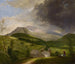 Dreigende storm in de Witte Bergen - Alvan Fisher — weergave van het kunstwerk