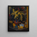 Mimosa - Alvar Cawén — ingelijst kunstwerk aan de muur