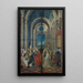 Marie Madeleine, Marthe, Lazare en Maximin vereerd door de prins en de prinses van Provence en Marie Madeleine die naar de preek van Christus luistert - Alvise Donati — ingelijst kunstwerk aan de muur