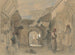 Een bazaar in Constantinopel - Amadeo Preziosi — weergave van het kunstwerk