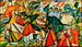 Processie van Corpus Christi - Amadeo de Souza-Cardoso — weergave van het kunstwerk