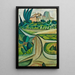 Reproductie van het schilderij Landschap van Manhufe - Amadeo de Souza-Cardoso