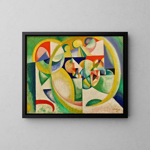 Studie B - Amadeo de Souza-Cardoso — ingelijst kunstwerk aan de muur