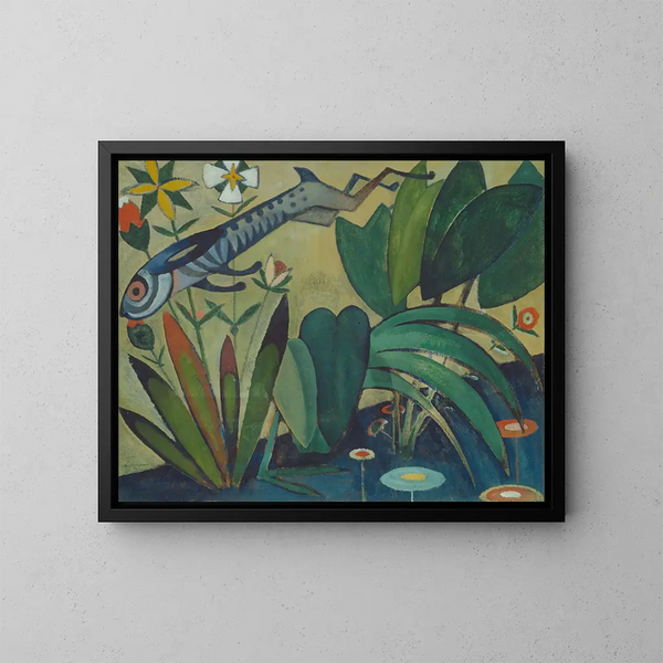 Het Springende Konijn - Amadeo de Souza-Cardoso — ingelijst kunstwerk aan de muur