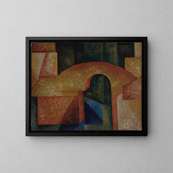 Ponte zonder titel - Amadeo de Souza-Cardoso — ingelijst kunstwerk aan de muur