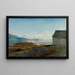 Nadering van Hardangerfjord - Amaldus Nielsen — ingelijst kunstwerk aan de muur