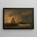 De eerste compositie - Amaldus Nielsen — ingelijst kunstwerk aan de muur