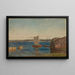 De Hvaler - Amaldus Nielsen — ingelijst kunstwerk aan de muur