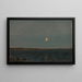Mneskinn Hvaler - Amaldus Nielsen — ingelijst kunstwerk aan de muur