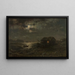 Mneskinn Kinn - Amaldus Nielsen — ingelijst kunstwerk aan de muur