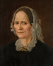 Portret van de moeder van de kunstenaar - Amaldus Nielsen — weergave van het kunstwerk