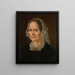 Portret van de moeder van de kunstenaar - Amaldus Nielsen — ingelijst kunstwerk aan de muur
