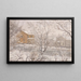 Sneeuw uitzicht vanuit het atelierraam - Amaldus Nielsen — ingelijst kunstwerk aan de muur