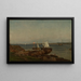Zomeravond in Hvaler - Amaldus Nielsen — ingelijst kunstwerk aan de muur