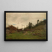 Landschap van Hardanger - Amaldus Nielsen — ingelijst kunstwerk aan de muur