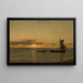 Van de zonsondergang - Amaldus Nielsen — ingelijst kunstwerk aan de muur