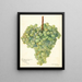 Vitis Clarette à Gros Grains - Amanda Almira Newton — ingelijst kunstwerk aan de muur