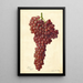 Reproductie van het schilderij Vitis Sultanina Rosea - Amanda Almira Newton