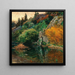 van Ambiance du soir, motief van het park van S. K. H. de aartshertog Jozef in Fiume - Olga Wisinger-Florian — wandpresentatie van het kunstwerk