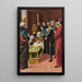 Reproductie van het schilderij Sint Ambroise en het wonder van de bijen - Ambrogio Bergognone